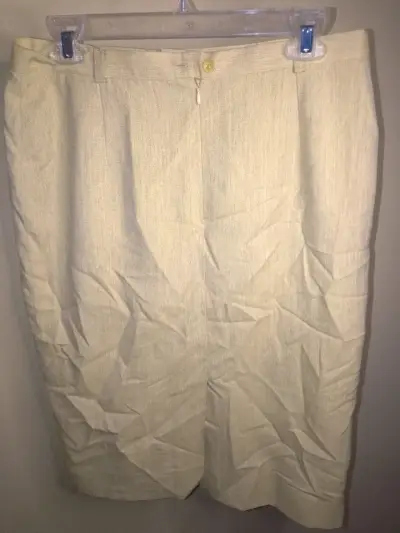 Falda beige de vestir para mujer - miniatura 2
