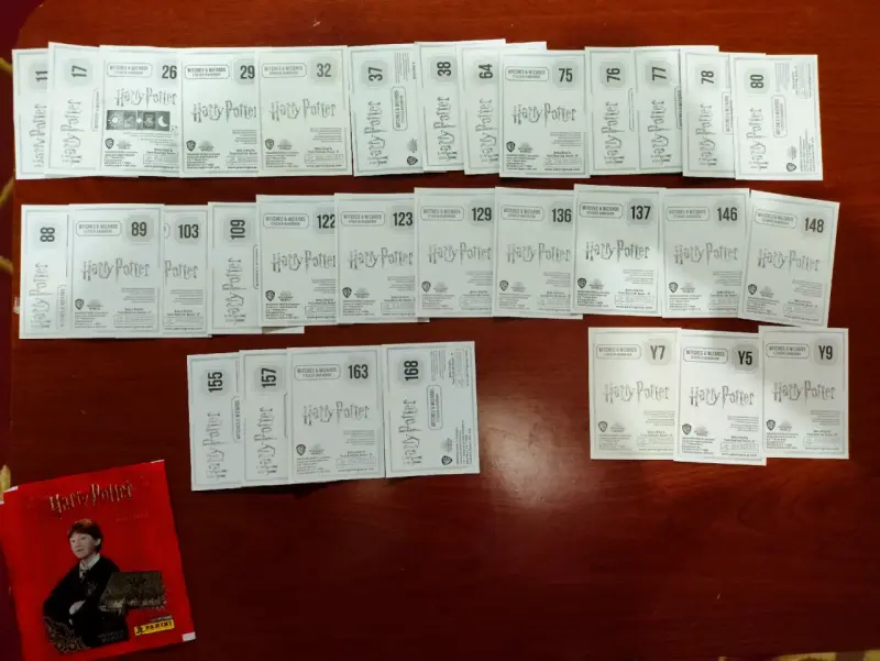 Álbum de stickers Harry Potter con sobres y cromos - 2