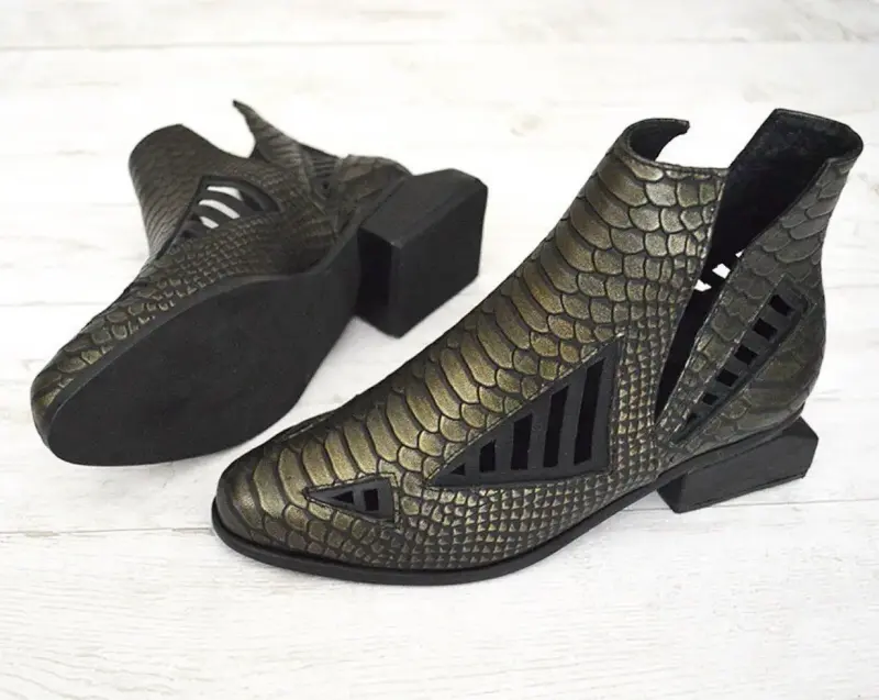 Botines 100% cuero - 3