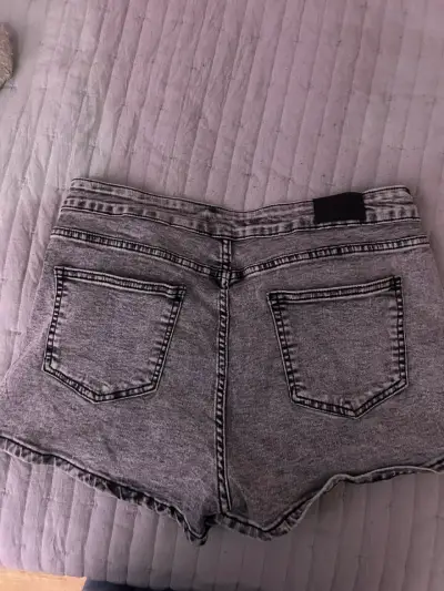 Falda short de mezclilla gris Sybilla talla 2XL - miniatura 4