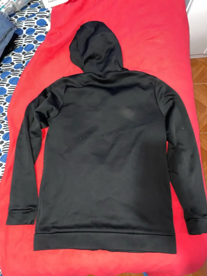 Polerón con capucha negro Nike para hombre - 3