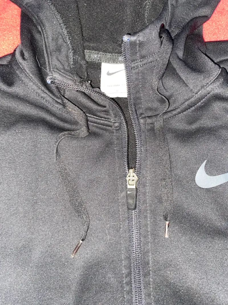 Polerón con capucha negro Nike para hombre - 5