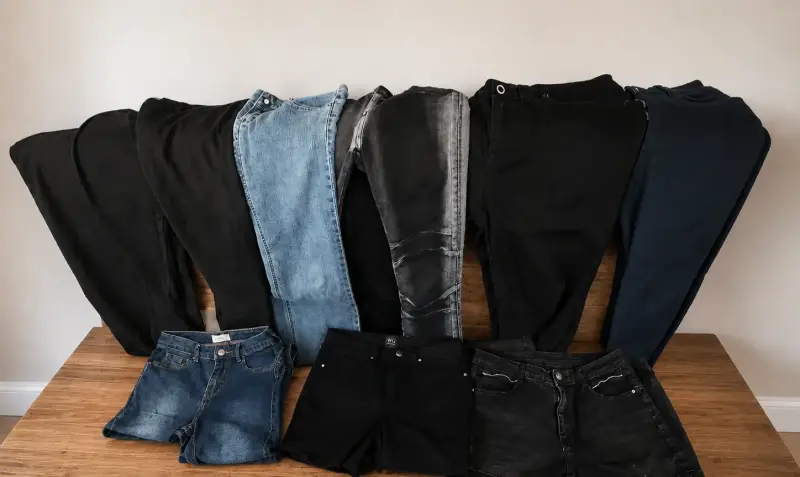 Lote de 9 jeans y pantalones de mujer - 2