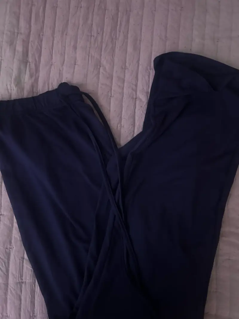Pantalones azul marino para mujer - 2