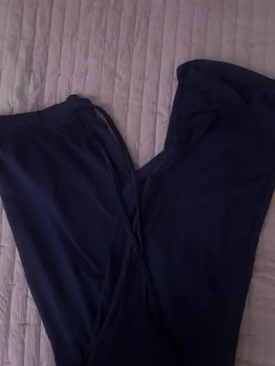 Pantalones azul marino para mujer - miniatura 2