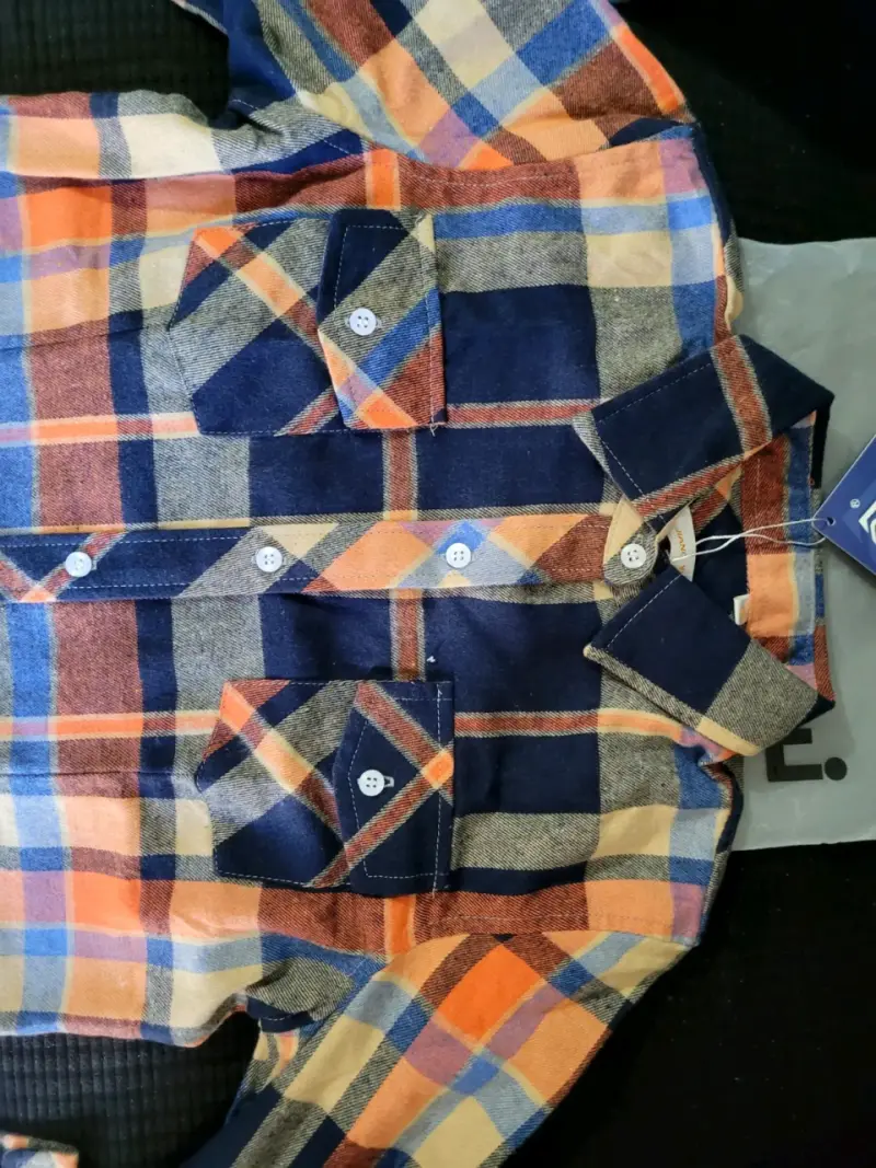 Camisa de franela a cuadros