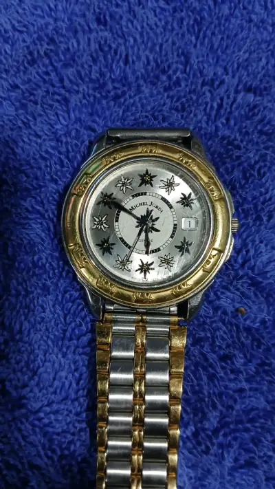 Reloj Michel Jordi Suizo Bicolor Vintage - miniatura 1
