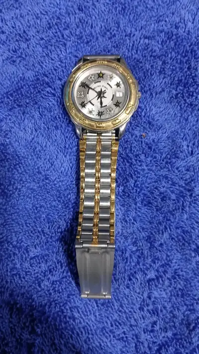 Reloj Michel Jordi Suizo Bicolor Vintage - miniatura 3