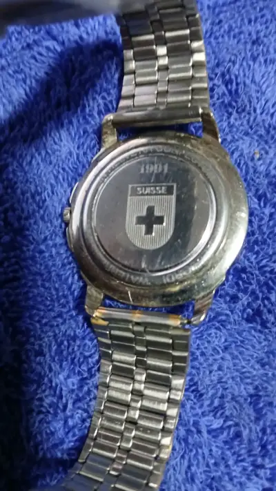 Reloj Michel Jordi Suizo Bicolor Vintage - miniatura 4
