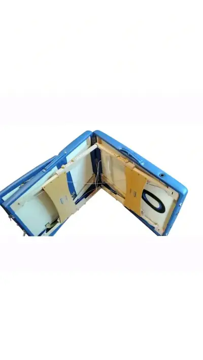 Camilla de Masaje Plegable Azul Ajustable - miniatura 3