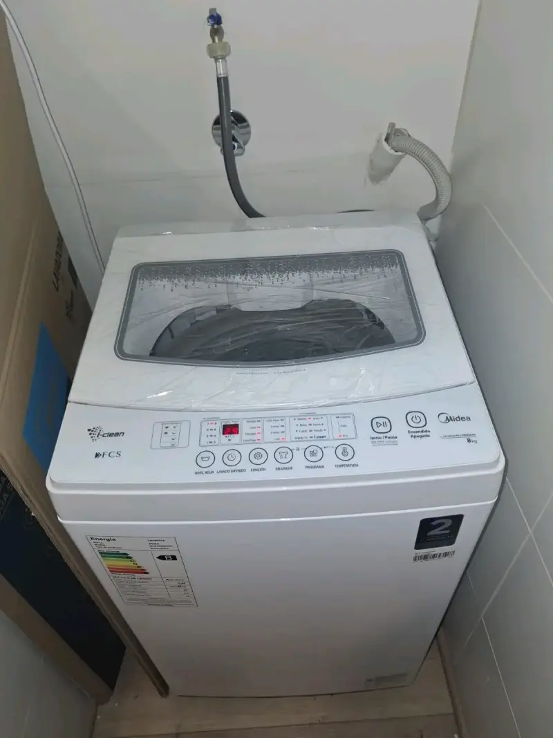 Lavadora automática Midea 8 kg carga superior - 3