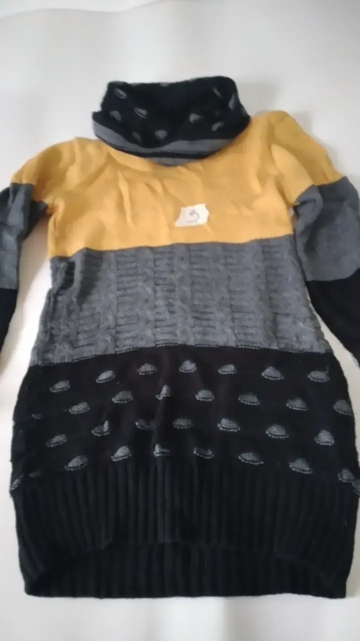 Suéter de punto multicolor para mujer - 2