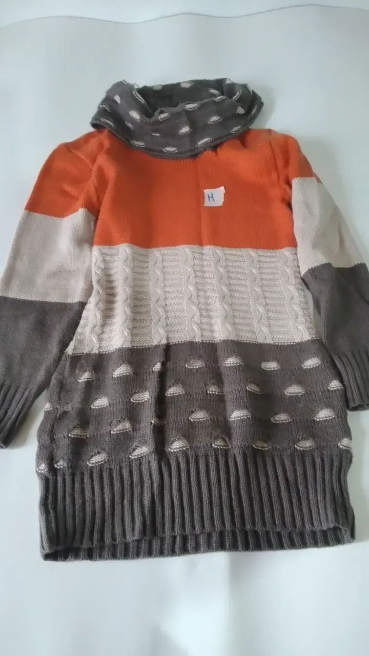Suéter de punto multicolor para mujer - 3