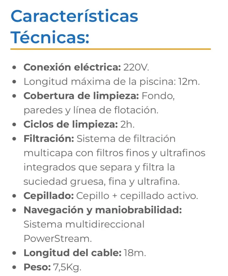 Robot limpiapiscinas Maytronics Dolphin S200 - 3