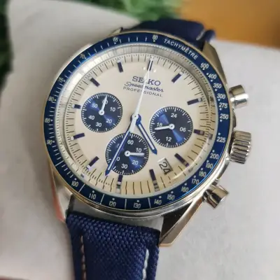 SEIKO MOD - Speedmaster Cronógrafo - miniatura 1