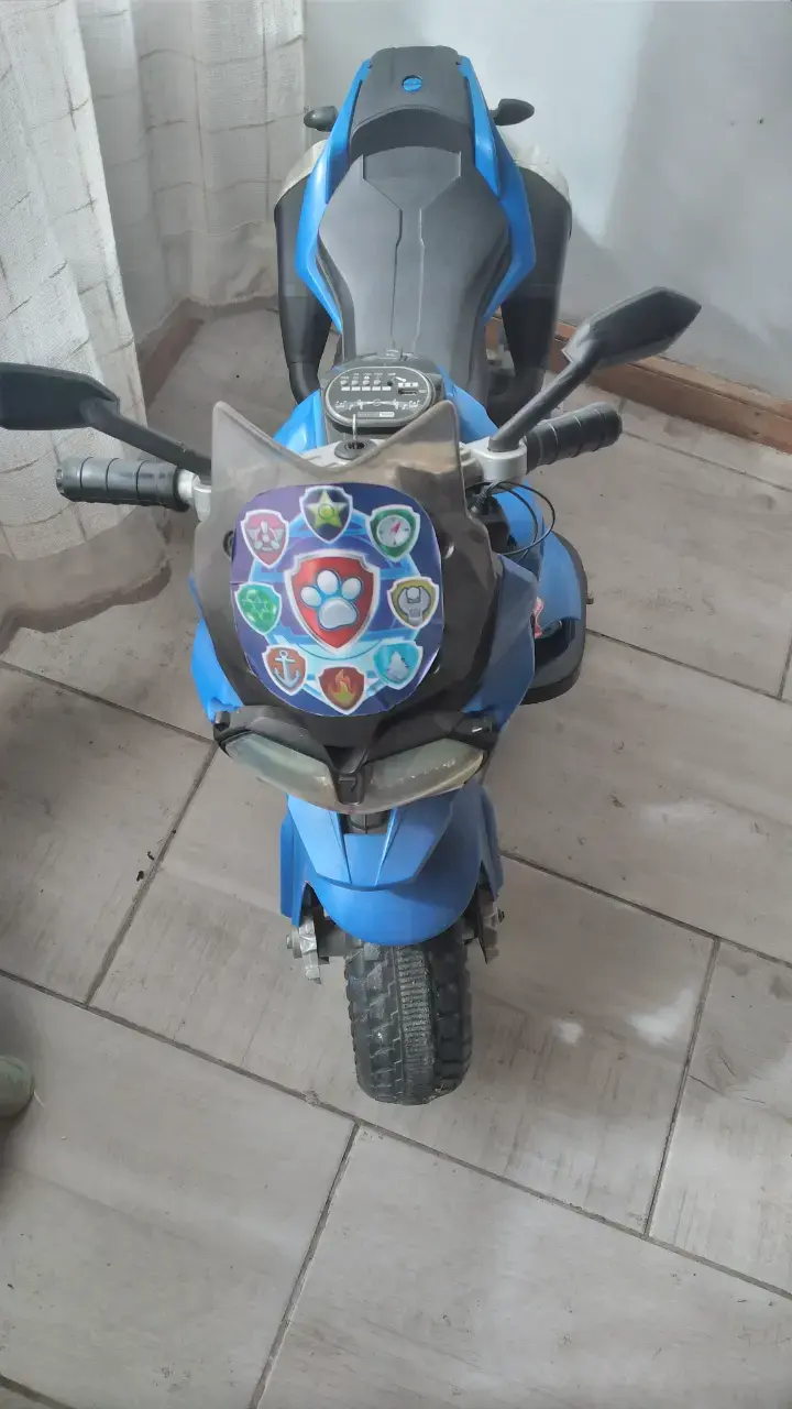 Moto eléctrica infantil azul Paw Patrol - 1