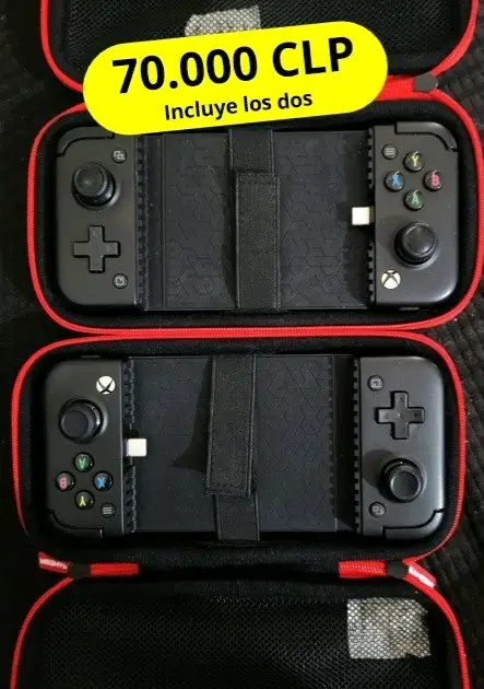 2 Controladores de juego para móvil con estuche