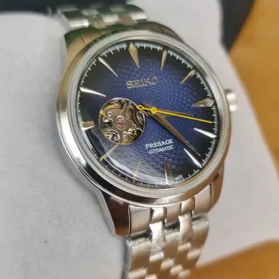 Seiko MOD - Presage Azul Open Heart - miniatura 1