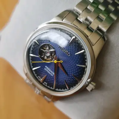 Seiko MOD - Presage Azul Open Heart - miniatura 2