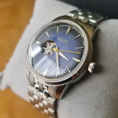 Seiko MOD - Presage Azul Open Heart - miniatura 3