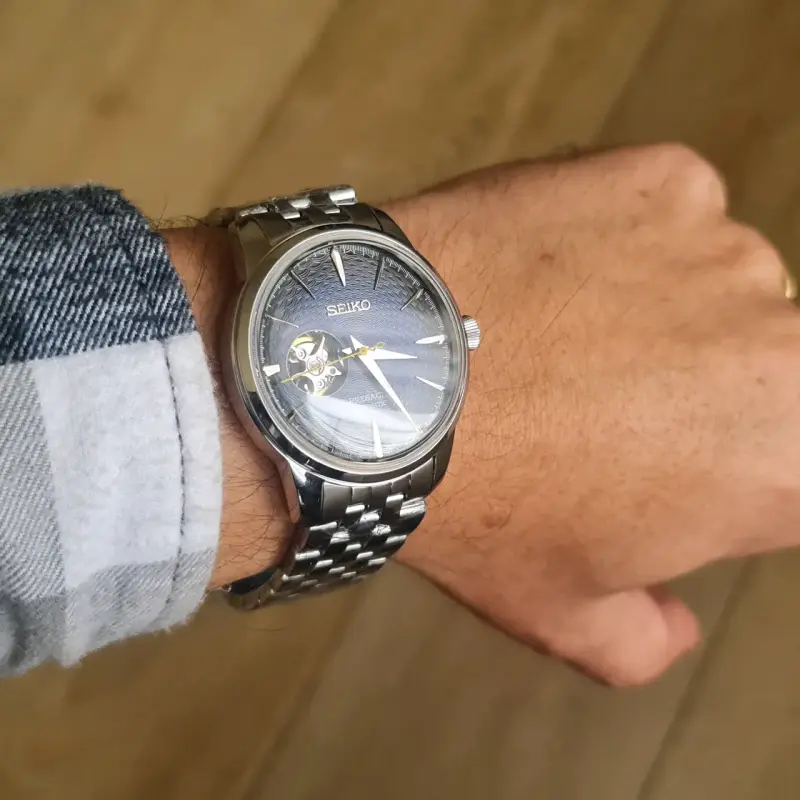 Seiko MOD - Presage Azul Open Heart - 6