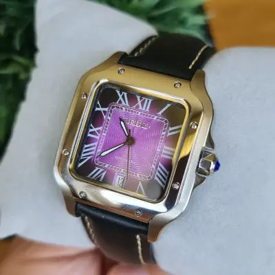 Seiko MOD - Santos esfera púrpura - miniatura 3