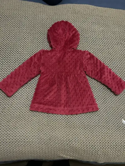Abrigo de bebé con capucha talla 18meses - miniatura 2