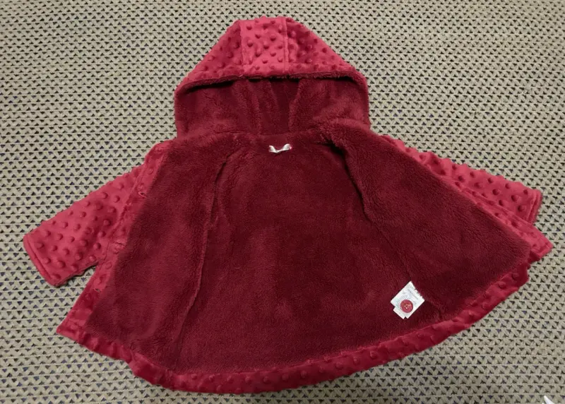 Abrigo de bebé con capucha talla 18meses - 3