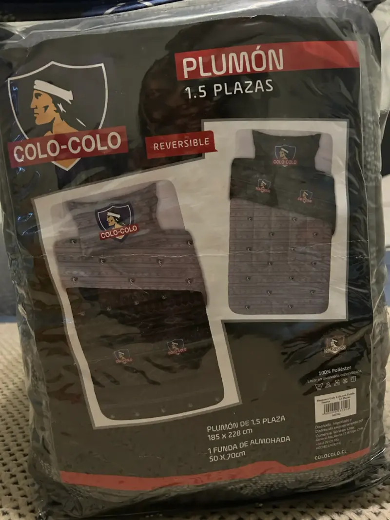 Plumón reversible Colo-Colo 1.5 plazas - 2