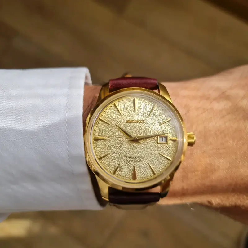Seiko MOD - Presage cocktail dorado - 5