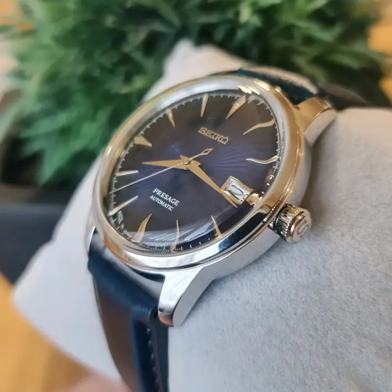 Seiko MOD - Presage Automático Azul - 5