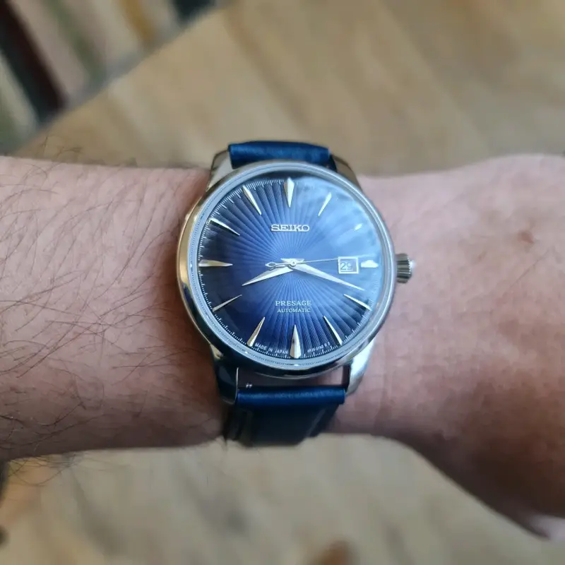 Seiko MOD - Presage Automático Azul - 6