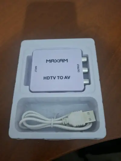 Adaptador Maxam HDTV a AV 3RCA - miniatura 3