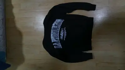 Polera gris manga larga US Polo Assn - miniatura 4