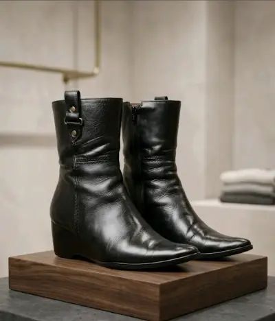 Botines de Cuero Genuino Enneblu talla 36 - miniatura 1