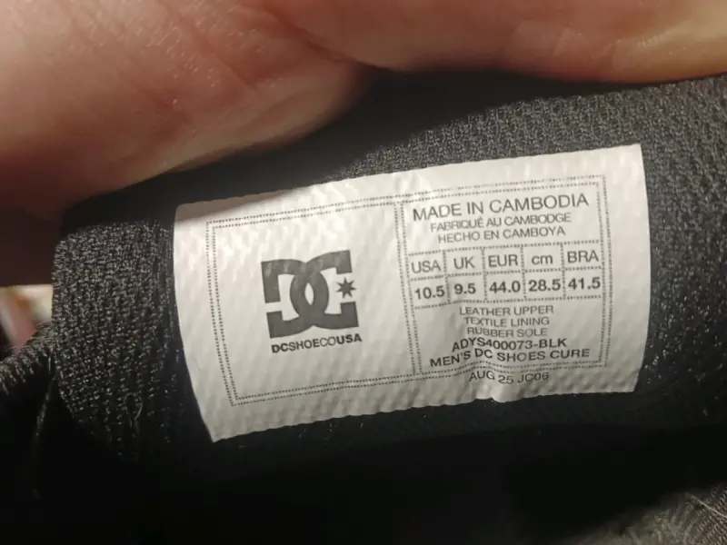 Zapatillas negras DC Shoes para hombre - 4