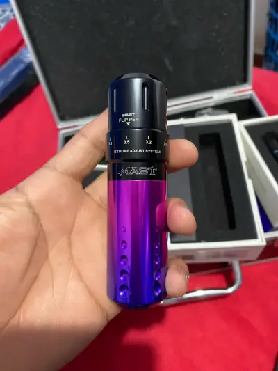Máquina de tatuaje Mast Flip Pen con ajus de golp - miniatura 1