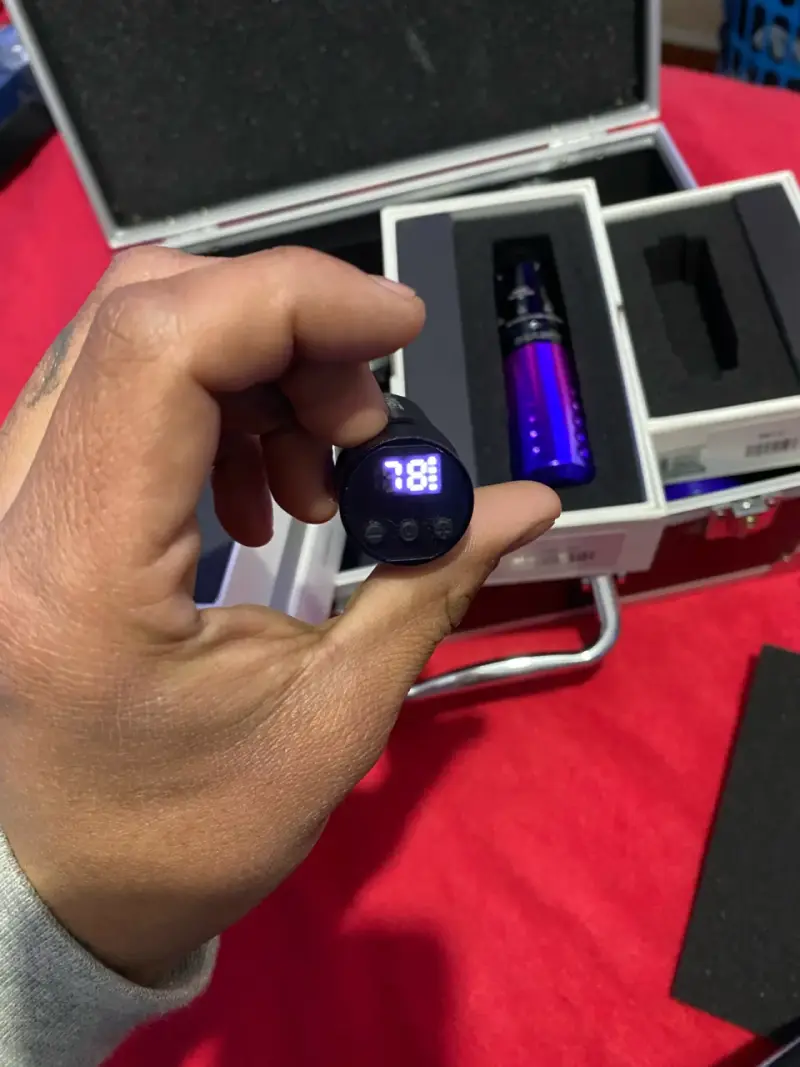 Máquina de tatuaje Mast Flip Pen con ajus de golp - 4