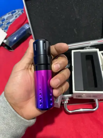 Máquina de tatuaje Mast Flip Pen con ajus de golp - miniatura 6
