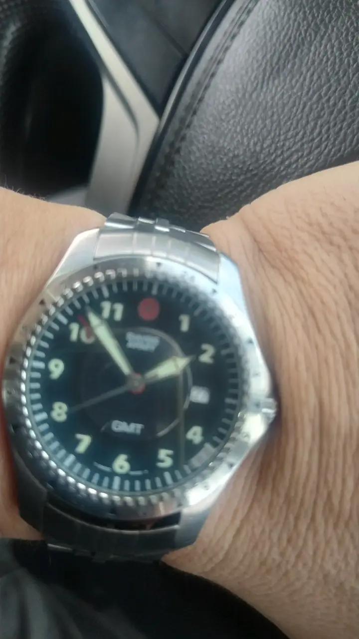 Reloj Swiss Army GMT de acero inoxidable - 5
