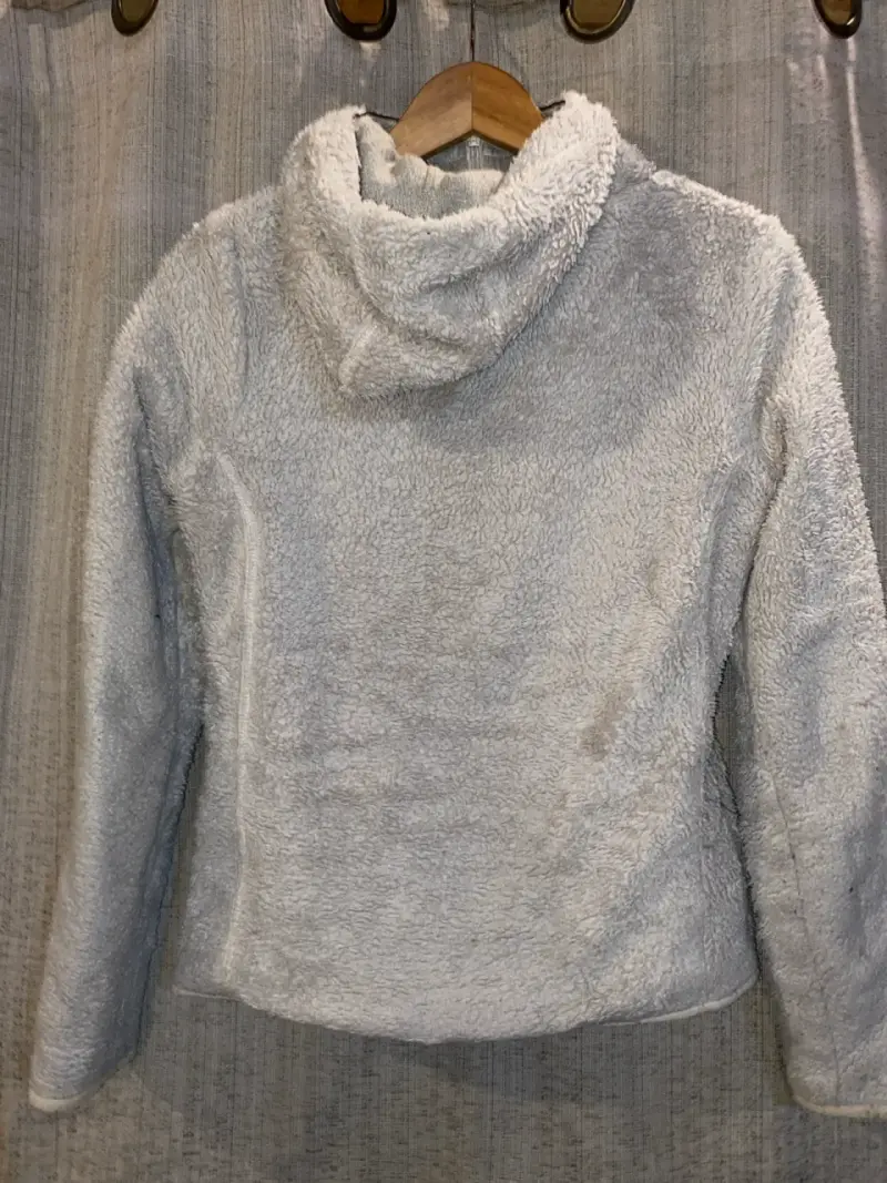 Chaqueta de polar gris con capucha reversible - 2