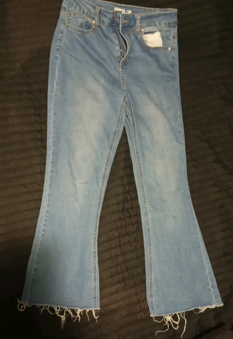 Jeans acampanados azul