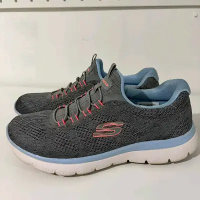Zapatillas deportivas Skechers para mujer en gris - miniatura 1