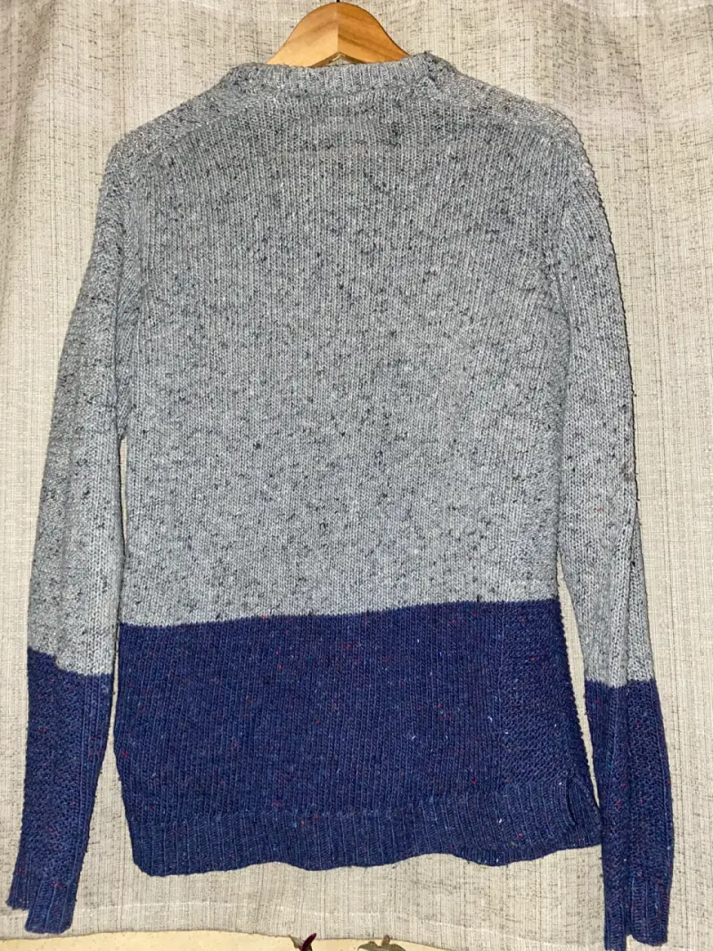 Suéter gris y azul para hombre Only & Sons - 2