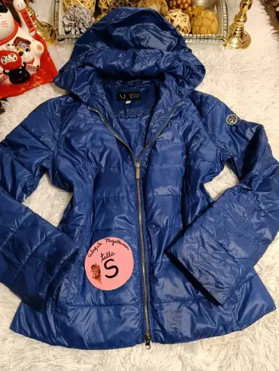 Chaqueta azul Armani Jeans para mujer - miniatura 2