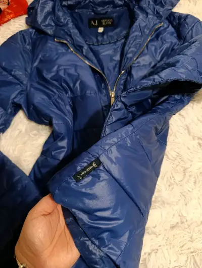Chaqueta azul Armani Jeans para mujer - miniatura 6