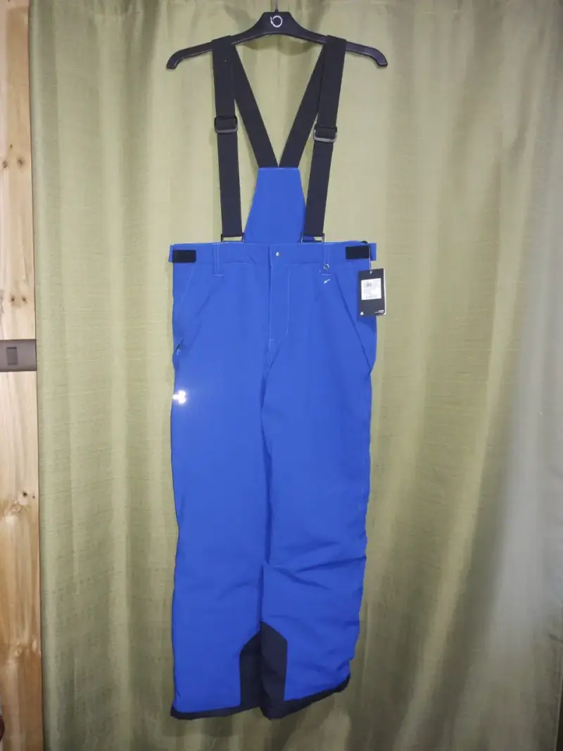 Pantalones de esquí azules con tirantes