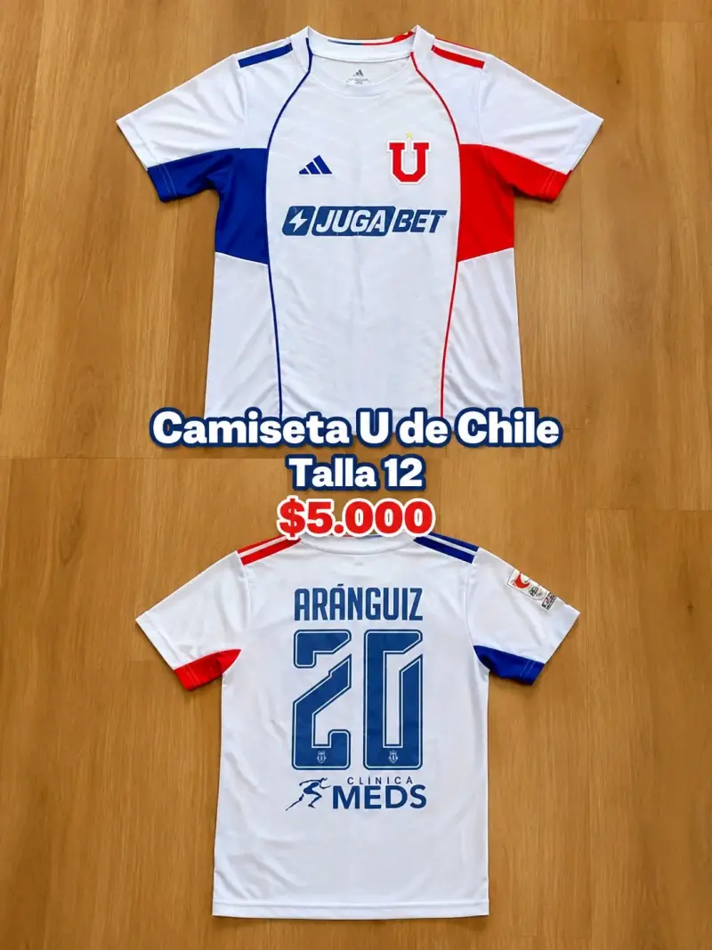 Camiseta U de Chile Aránguiz Talla 12