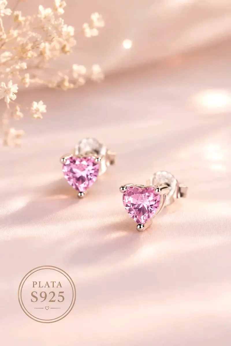 Aros de Plata S925 con Cristales - 1