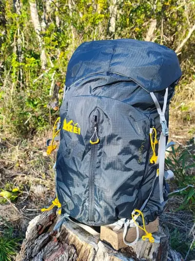 Mochila de senderismo REI FLash 65L gris - miniatura 2